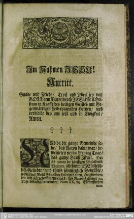Leichenpredigt : Leichen-Predigt, Antritt, Text, Eingang, Gebrauch