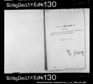 Schuldensachen des Dr. Hermann Conerding
