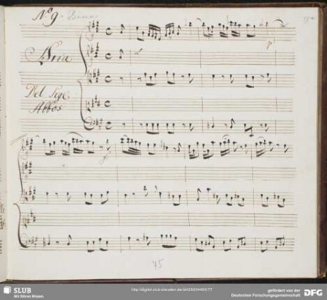 No. 9 Girolamo Abos - Artaserse <Conservati fedele>
