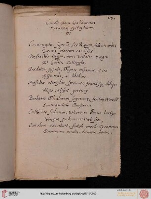 Epitaphium Caroli noni Galliarum tyranni