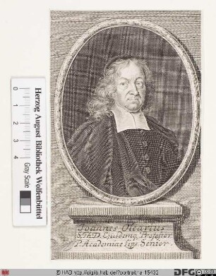 Bildnis Johann Olearius (III)