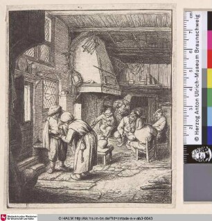 [Die Bezahlung der Zeche; The peasant settling his debt; Le paysan payant son écot]