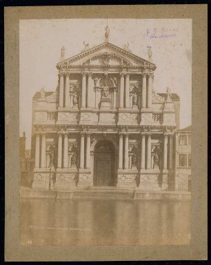 Santa Maria di Nazareth (Scalzi), Venedig: Fassade