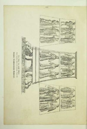 Der Altar der zwölf Götter. [Religion: Griechisch-römische Mythologie.]