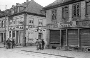 Kehl: Ecke mit französischen Aufschriften (Hauptstraße)