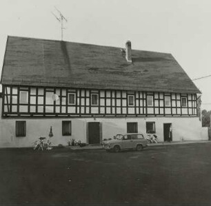 Glauchau-Höckendorf, Wohnstallhaus, Hofansicht