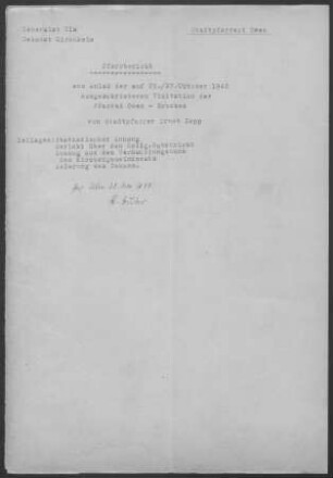Owen-Brucken: Pfarrbericht 1940