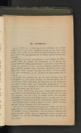 De schuldigen.