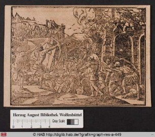 Die Belagerung und der Angriff auf Jerusalem durch die Truppen des Feldherren Gaius Soius.