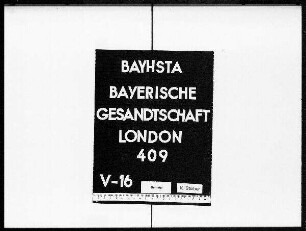 Briefwechsel von Joseph Xaver Graf von Haslang mit E.A.S. von Borck in Bonn.