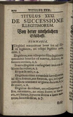Titulus XXXI. De Successione Illegitimorum. - Titulus. XXXV. De Fidejussoribus.
