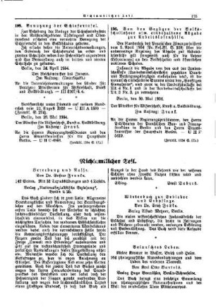 Vererbung und Rasse : [Nichtamtlicher Teil]