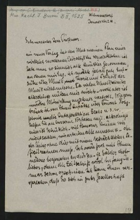 Brief an Ferruccio Busoni : 13.12.1911
