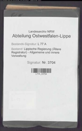 Gehaltsverbesserung der Amtsunterbedienten, Bd. 5