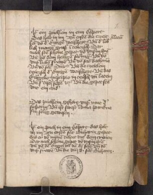 Verzeichnis der Handschriften im Privatbesitz der Schwestern des Katharinenklosters