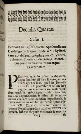 Casus I. - Casus III.