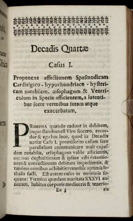 Casus I. - Casus III.