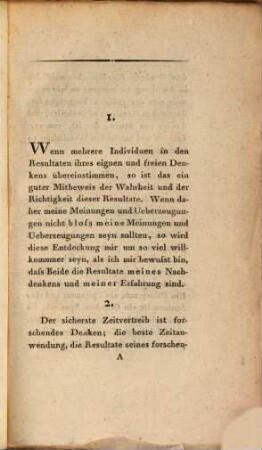 Gedankenspäne, mitunter manch Paradoxon
