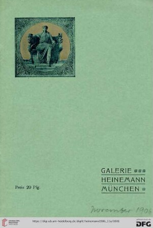 Galerie Heinemann: [November]