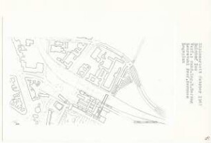 Bahnhof Zoo, Berlin-Charlottenburg (Diplomarbeit bei Bernhard Hermkes): Lageplan 1:1000