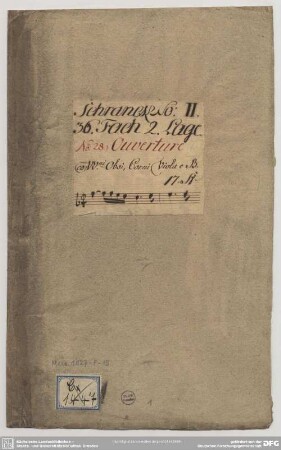 Persée. Excerpts - Mus.1827-F-15 : strings, bc, woodwinds; LWV 60