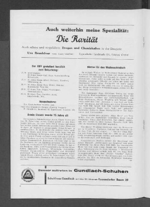Armin Clasen wurde 75 Jahre alt