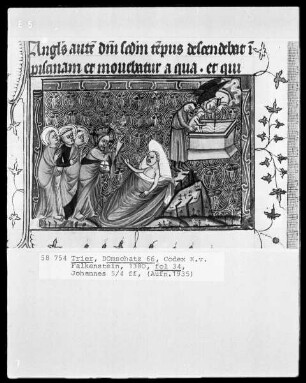Perikopenbuch des Erzbischofs Kuno von Falkenstein: Christus heilt