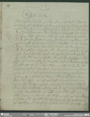 Eigenh. Brief von Karl August Moritz Schlegel an August Wilhelm von Schlegel, Hannover, 18.03.1799