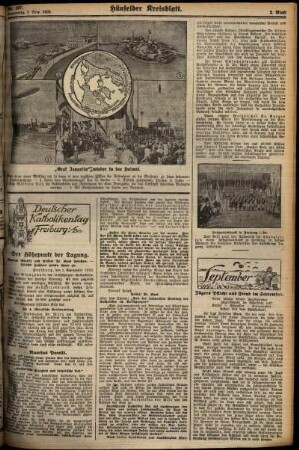 Zweite Ausgabe vom Donnerstag, den 05. September 1929.