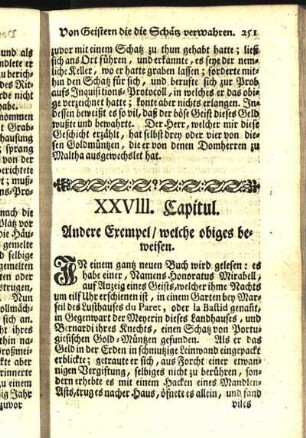 XXVIII. Capitul. Andere Exempel / welche obiges beweisen.