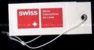 Kofferanhänger "Swiss International Air Lines"
