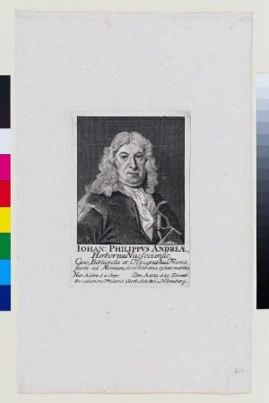 Porträt Johann Philipp Andreae