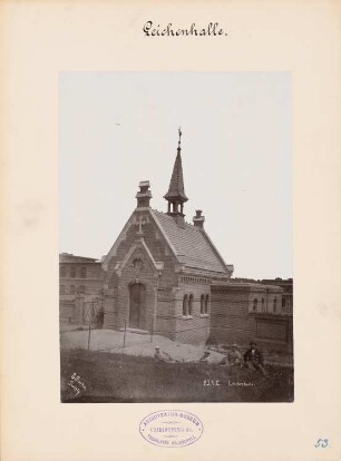 Provinzial-Irrenanstalt, Conradstein Leichenhalle: Ansicht