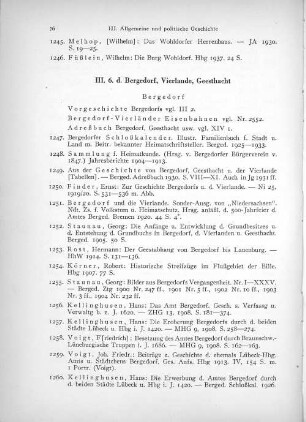 III. 6. d. Bergedorf, Vierlande, Geesthacht