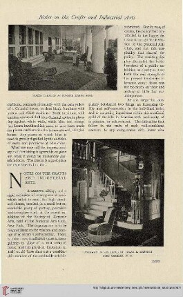 Notes on the crafts and industrial arts