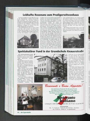 Spektakulärer fund in der Grundschule Knauerstraße
