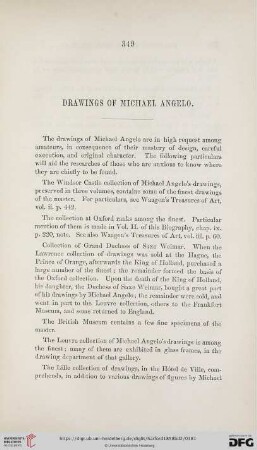 Drawings of Michael Angelo