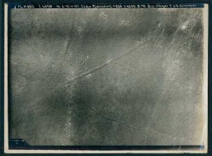 Foto der Stellungen südwestlich von Riencourt-lès-Cagnicourt zwischen Arras und Cambrai (Luftbild)