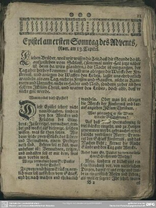 [Auslegung der Episteln und Evangelien von Advent bis Ostern]