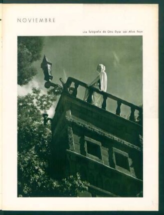 Noviembre - una fotografía de Otto Dyar con Alice Faye