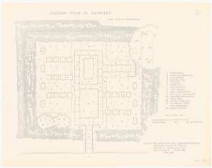 Friedhof Stolp: Grundriss Familiengrabstätte 1:20
