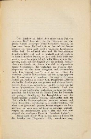 Zur Lehre von der Leukämie : Inaug.-Diss.