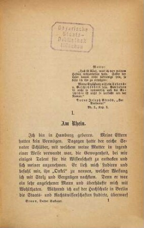 Doctor Sackauer : Neue Bilder aus der deutschen Kleinstaaterei. Von Karl Braun-Wiesbaden
