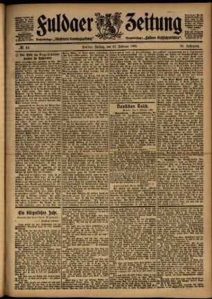 Ausgabe vom Freitag, den 10. Februar 1905.