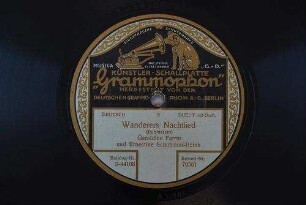 Wanderers Nachtlied / (Rubinstein)