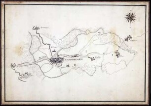 Lageplan von Engelswies, Vilsingen, Inzigkofen, Laiz, Sigmaringendorf, Hornstein und Bingen