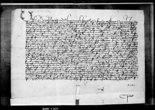 Der Generalvikar des Bischofs Heinrich von Konstanz vidimiert auf Wunsch des Stifts Stuttgart (WR 7934).