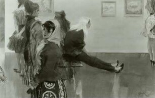 In der Impressionisten-Ausstellung (aus der Serie Paris)
