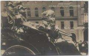 Kaiser Wilhelm II. mit dem Herzog von Cumberland in Berlin