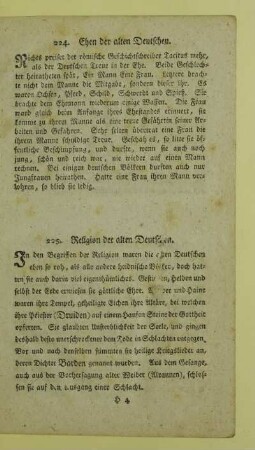 225. Religion der alten Deutschen